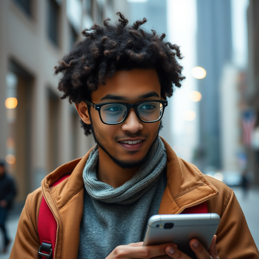 Portrait of research team member analyzing urban technology trends and behavioral patterns